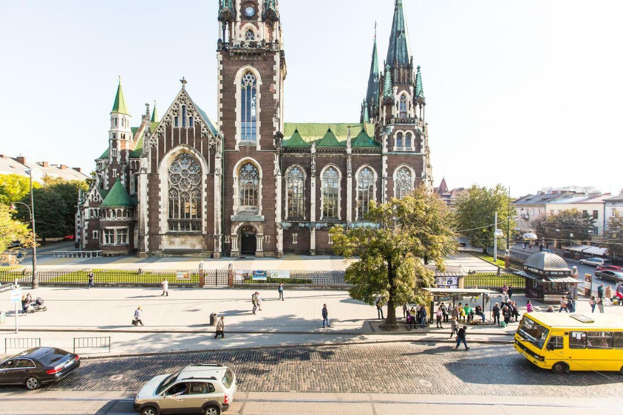 Віп Простора Квартира Біля Вокзалу На Вулиці Городоцька 102 Lviv Exteriör bild